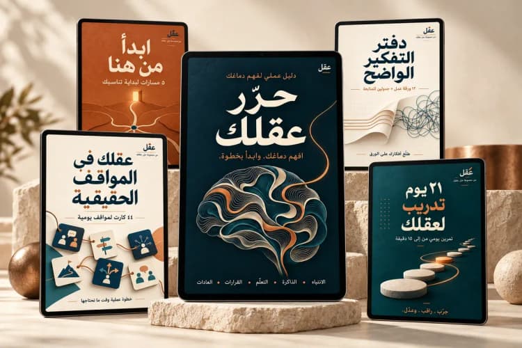 عقلك بالكتالوج والملفات الرقمية الأربعة للتطبيق والمتابعة